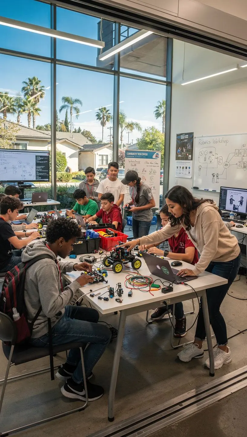 Digital platforms enhancing community connections in neighborhoods.