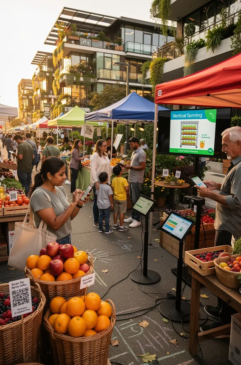 Smart waste management solutions in urban environments.