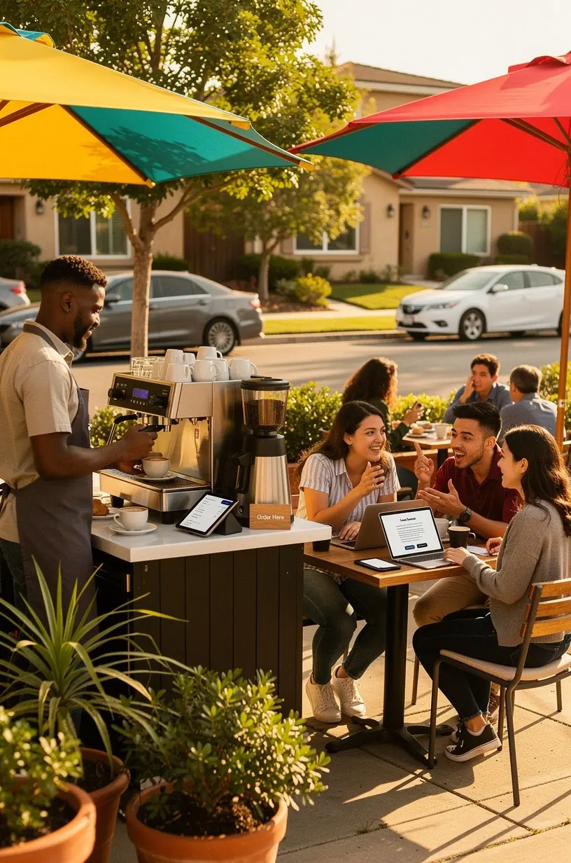 Modern office environment